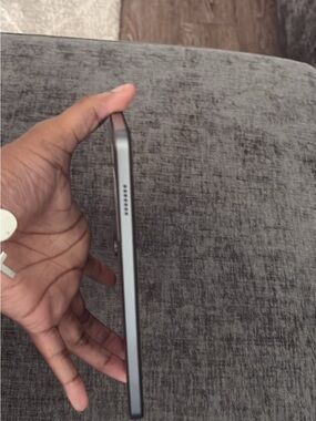 Slate Gray Tablet — Slim Metal-Edge Design